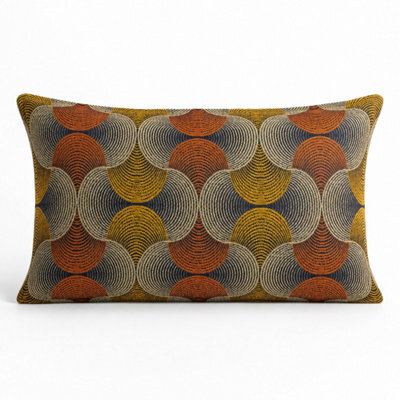 Urban Swirl Classic Cushion Cover 30X50Cm Handmade Cotton Lumbar Cover - image 1