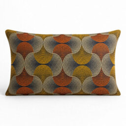 Urban Swirl Classic Cushion Cover 30X50Cm Handmade Cotton Lumbar Cover - thumbnail 1