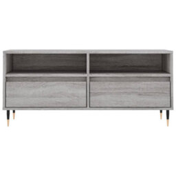 Berkfield Tv Cabinet Grey Sonoma 100X34.5X44.5 Cm Engineered Wood - thumbnail 5
