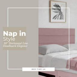 Pink Plush 5Ft King Size Bed With 20 Inch Headboard With Mattress And 2Drawers - thumbnail 2