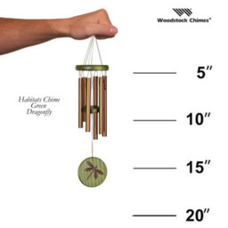 Woodstock Outdoor Garden Wind Chime - Dragonfly - thumbnail 3