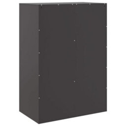 Berkfield Highboard Black 67X39X95 Cm Steel - thumbnail 9