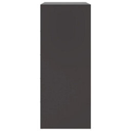 Berkfield Highboard Black 67X39X95 Cm Steel - thumbnail 8