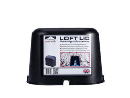 Loft Leg Loft Lid Downlight Guard Loft Insulation Light Fitting Cover - Black - Pack Of 1 - thumbnail 5