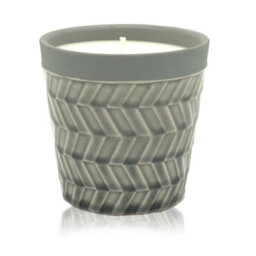 Serenityy - Home Is Home Candle Pot Vintage Garden - Natural Soy Wax, Gray Jar, 45-Hour Burn, Reusable Pot - thumbnail 5