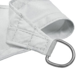 Kookaburra 3M X 2M Rectangle Waterproof Polar White Garden Patio Sun Shade Sail Canopy 98% Uv Block With Free Rope - thumbnail 3