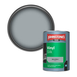 Johnstone's Trade Vinyl Silk Walls & Ceilings Emulsion Paint Mirror Mirror (Ppg1039-3) 1L - thumbnail 1