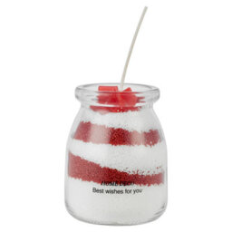 Urbn-Living Urbnliving Make Your Own Christmas Candle Kit - Diy Scented Wax Sand Jar Craft Set Apple & Cinnamon - thumbnail 1
