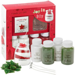 Urbn-Living Urbnliving Make Your Own Christmas Candle Kit - Diy Scented Wax Sand Jar Craft Set Apple & Cinnamon - thumbnail 6
