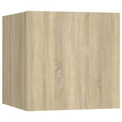 Berkfield Practical Bedside Cabinet Sonoma Oak 30.5X30X30 Cm Engineered Wood - image 1