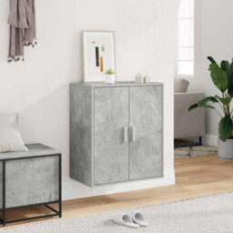 Berkfield Durable Shoe Cabinet Concrete Grey 60X35X70 Cm Engineered Wood - thumbnail 3