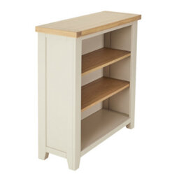 The Furniture Market Cheshire Dove Grey Painted Small Low Bookcase - thumbnail 7