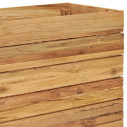 Berkfield Raised Bed 150X40X55 Cm Recycled Teak And Steel - thumbnail 7