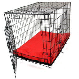 Actiaspet Large Dog Bed Cage Crate Pet Waterproof Hygienic Bedding Tough Hardwearing Cushion Mat Red - thumbnail 8