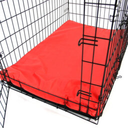 Actiaspet Large Dog Bed Cage Crate Pet Waterproof Hygienic Bedding Tough Hardwearing Cushion Mat Red - thumbnail 9