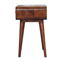 Artisan Furniture Solid Wood Avora Chestnut Nightstand With 1 Drawer - thumbnail 9