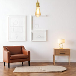 Ledsone 2 Pack Industrial Hemp Pendant Light E27 Base Ceiling Light 95Cm Adjustable Height For Living Room Bedroom - thumbnail 5