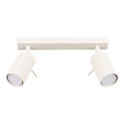 Luminosa Lighting Luminosa Ring Modern Twin Ceiling Lamp 2 Beige - thumbnail 1