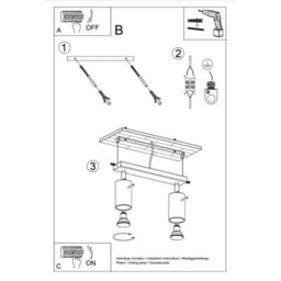 Luminosa Lighting Luminosa Ring Modern Twin Ceiling Lamp 2 Beige - thumbnail 8