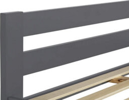 Amani Solid Pine Wood Grey  Xiamen Bed Frame (Mattress/drawers Not Included) - 4Ft6 Double - thumbnail 4