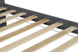Amani Solid Pine Wood Grey  Xiamen Bed Frame (Mattress/drawers Not Included) - 4Ft6 Double - thumbnail 3