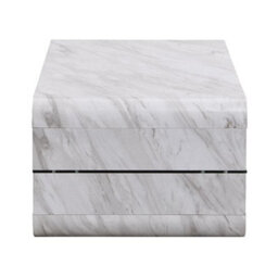 Furniture in Fashion Xono High Gloss Coffee Table With Shelf In Magnesia Marble Effect - thumbnail 4