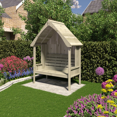 Shire Fern Nook Large Three Person Seated Arbour - image 1