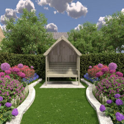 Shire Fern Nook Large Three Person Seated Arbour - thumbnail 2