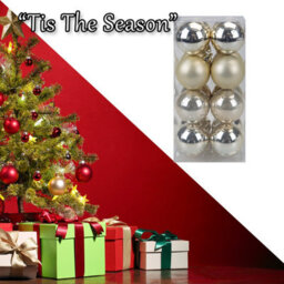 Christmas Bauble Decoration Hanging Tree Ornament X 16 5Cm Champagne - thumbnail 6