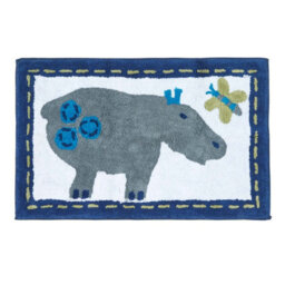 Homescapes Cotton Tufted Hippo Children Rug - thumbnail 1