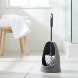 H+ Toilet Brush & Holder Durable Bathroom Cleaning Accessory Set - thumbnail 5