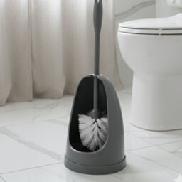 H+ Toilet Brush & Holder Durable Bathroom Cleaning Accessory Set - thumbnail 2