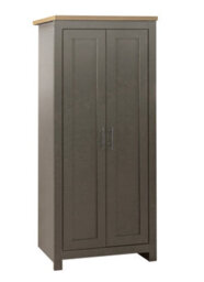 Birlea Highgate 2 Door Wardrobe Dark Grey - thumbnail 5