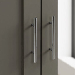 Birlea Highgate 2 Door Wardrobe Dark Grey - thumbnail 2