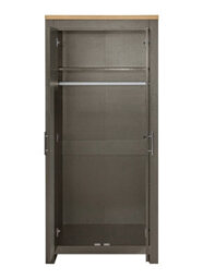 Birlea Highgate 2 Door Wardrobe Dark Grey - thumbnail 7