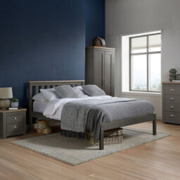 Birlea Highgate 2 Door Wardrobe Dark Grey - thumbnail 4