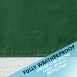 Sealey Dellonda Premium Side Walls Doors Windows For Gazebo Marquee Fits 3 X 6M Green - thumbnail 2
