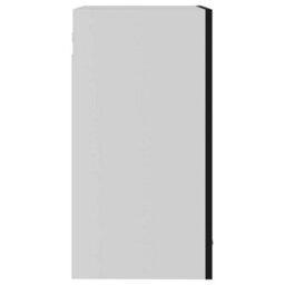 Vidaxl Hanging Glass Cabinet Lyon Black 40X31X60 Cm Engineered Wood - thumbnail 8