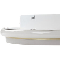 Beliani 42Cm Ceiling Led Ring Lamp Gold Metal Frame Opal Acrylic Shade Warm White Light - thumbnail 5
