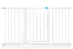 Bettacare Auto Close Pet Gate, 147Cm - 154Cm, White, Pressure Fit Stair Gate For Dog & Puppy - thumbnail 1