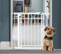 Bettacare Auto Close Pet Gate, 147Cm - 154Cm, White, Pressure Fit Stair Gate For Dog & Puppy - thumbnail 2