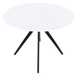 Core Products Round Dining Table - Black Pedestal Leg Frames, H75.0Cm X W100.0Cm X D100.0Cm - thumbnail 6
