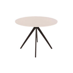 Core Products Round Dining Table - Black Pedestal Leg Frames, H75.0Cm X W100.0Cm X D100.0Cm - thumbnail 1