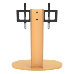 "Avf Affinity Chepstow One 93Cm Oval Pedestal Tv Stand, For Tvs 32-65"" - Oak" - thumbnail 6