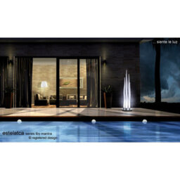 Luminosa Lighting Luminosa Estalacta Floor Lamp 6 Light Gu10 Bar Indoor, Silver/opal White - thumbnail 7