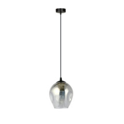 Emibig Lighting Emibig Istar Pendant Lamp  1 X E27 Black With Graphite Shade - thumbnail 2