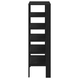 Vidaxl Shoe Rack Black 61X32X105 Cm Engineered Wood - thumbnail 5