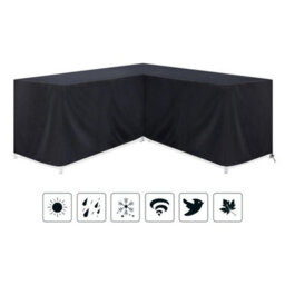 300 X 300 X 98 X 80Cm L-Shaped Furniture Cover Heavy Duty Waterproof Outdoor Garden Rattan Sofa Table