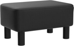 "Oira 16.54"" Small Footstool Pu Leather Ottoman Footrest Modern Home Living Room Bedroom Rectangular Stool" - thumbnail 5