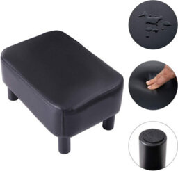 "Oira 16.54"" Small Footstool Pu Leather Ottoman Footrest Modern Home Living Room Bedroom Rectangular Stool" - thumbnail 8